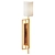 Amber Glass Wall Sconce 3D model small image 1