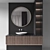 Editable Wardrobe Furniture Set 3D 3D model small image 2