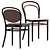 Sleek 214 P Thonet Chair 3D model small image 2