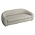 Glamourous Rounded Rouen Sofa 3D model small image 1