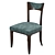 Urban Black Ash Dining Set 3D model small image 3