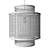 JACK 50cm Round Woven Pendant Light 3D model small image 2