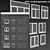 Customizable uPVC Window Generator 3D model small image 1