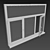 Customizable uPVC Window Generator 3D model small image 7