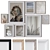 Wall Art Set with Frames 3D model small image 1