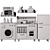  ZARA Kids Play Kitchen Set 3D model small image 5