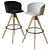 Sleek NYM Stool Pedrali 3D 3D model small image 1