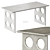  OTTO Grey Concrete Desk Model 393 3D model small image 1