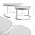 Modern Oval Coffee Table Inspiration 3D model small image 4