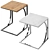 Modern Detroit Coffee Table, Sized 50x50x51cm 3D model small image 2