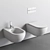 Nic Pin WC and Bidet 3D model small image 4