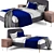 Upholstered Bed 02 Corona Render 3D model small image 2