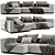  Poliform Westside Chaise Longue 02 - Contemporary Chaise for Stylish Living 3D model small image 1