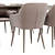 Modern Dining Set: Chair & Table 3D model small image 4