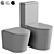 Salzbach WeltWasser Toilets Array 3D model small image 1
