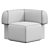 Modern Yemeni Corner Sofa 3D model small image 3