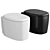 Vitra Plural Rim-Ex Wall-Hung Toilet 3D model small image 1