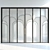 Embossed Glass Door 3D model small image 1