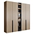 Stylish LED Cupboard with Shelf 3D model small image 1