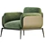 Sleek Brooklyn Armchair Design 3D model small image 5
