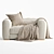 Natural One Seater Corner Sofa 3D model small image 3