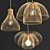 Modern Wire Pendant Light Collection 3D model small image 2