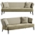 TurboSmooth Sofa 2000mm Konyshev 3D model small image 1