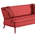TurboSmooth Sofa 2000mm Konyshev 3D model small image 7