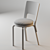 Aalto High Backrest Dining Chair 3D model small image 6