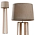 Freya Nubi FR5134-FL-01-BG PBR Floor Lamp 3D model small image 1