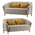 Modern Elegance Yas Sofa Set 3D model small image 1