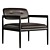 Elegant Minotti Yoko Armchair 3D model small image 3