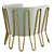 Luxury Maxime Club Chair Exceptional 3D model small image 3