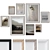 Modern Wall Art Frames Bundle 3D model small image 1