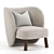 Contemporary Fatolj Tress Armchair 2014 3D model small image 3