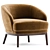RUTH Armchair: Stylish Comfort Seating 3D model small image 1