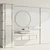 Modern Bathroom Furniture Set Inbani 3D model small image 5