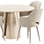  Modern Dining Set for 6 3D model small image 2