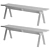 Sagyo Bench: Sleek Comfort Design 3D model small image 2
