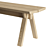 Sagyo Bench: Sleek Comfort Design 3D model small image 3