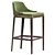 Stylish Mindel Bar Chair 3D model small image 1