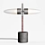 Oxidized Aluminum & Marble Lamp 3D model small image 8