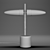 Oxidized Aluminum & Marble Lamp 3D model small image 10