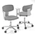 Title: Modern Flexible Office Chair 3D model small image 1