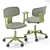 Title: Modern Flexible Office Chair 3D model small image 2