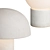 Stylish Limestone Table Lamp CB2 3D model small image 2