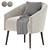 Curved Nest Armchair: Modern Comfort 3D model small image 3