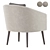 Curved Nest Armchair: Modern Comfort 3D model small image 4