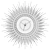 3D Sunburst Metal Wall Clock 3D model small image 2