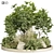 Premium Outdoor Garden Plant Collection 3D model small image 1